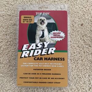 NIB Easy Rider Dog Car‎ Safety Harness Small 16"-22" Girth Seat Belt Restraint